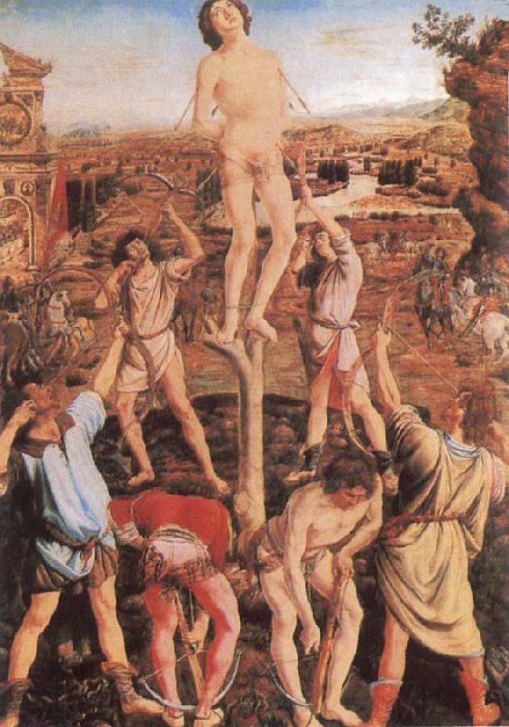 Antonio del Pollaiuolo Martydom of Saint Sebastian France oil painting art